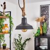 NACATE Pendant Light Ecru, black, 1-light source