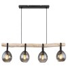 Globo DIETHILD Pendant Light black, 4-light sources