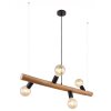 Globo KIRA Pendant Light dark brown, 4-light sources