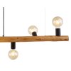 Globo KIRA Pendant Light dark brown, 6-light sources