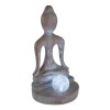 Gobo BUDDHA solar light LED bronze, grey, 1-light source