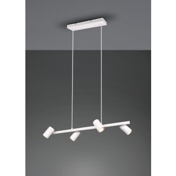 Trio MARLEY Pendant Light white, 4-light sources