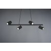 Trio MARLEY Pendant Light black, 4-light sources