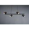 Trio MARLEY Pendant Light black, 4-light sources
