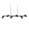 Trio MARLEY Pendant Light black, 6-light sources