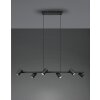 Trio MARLEY Pendant Light black, 6-light sources
