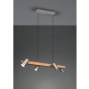 Trio MARLEY Pendant Light Ecru, matt nickel, 4-light sources