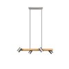 Trio MARLEY Pendant Light Ecru, matt nickel, 4-light sources