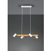 Trio MARLEY Pendant Light Ecru, white, 4-light sources