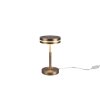 Trio FRANKLIN Table lamp LED antique brass, 1-light source