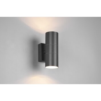 Reality LAREDO Outdoor Wall Light anthracite, 2-light sources