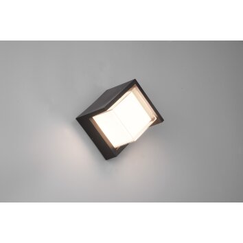 Reality PUNO Outdoor Wall Light LED black, 1-light source
