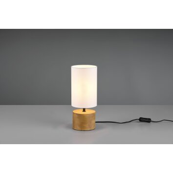 Reality WOODY Table lamp Ecru, 1-light source