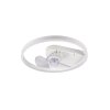 Reality BORGHOLM ceiling fan LED white, 1-light source, Remote control