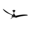 Reality ALESUND ceiling fan LED black, 1-light source, Remote control
