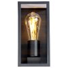 Lutec KARO Outdoor Wall Light black, 1-light source