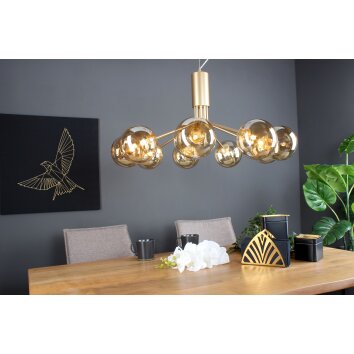 Luce Design NEPTUN Pendant Light brass, 9-light sources
