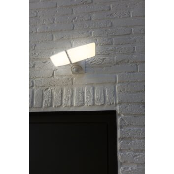 Lutec ARTICA Outdoor Wall Light LED white, 1-light source, Motion sensor