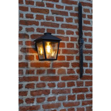 Lutec ZAGO Outdoor Wall Light black, 1-light source
