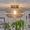 CHAPAL Ceiling Light matt nickel, 1-light source