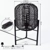 ZARACURE Table lamp black, 1-light source