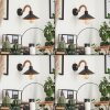 BOLOMBOLO Wall Light Ecru, black, 1-light source