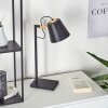 CERRIZAL Table lamp Ecru, black, 1-light source