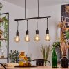 ERMATINGEN Pendant Light dark brown, matt nickel, 4-light sources
