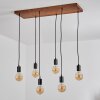 YUNA Pendant Light Ecru, black, 6-light sources