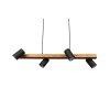 Trio MARLEY Pendant Light Ecru, black, 4-light sources