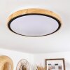 CORINTO Ceiling Light LED Ecru, black, 1-light source