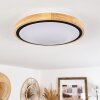 CORINTO Ceiling Light LED Ecru, black, 1-light source