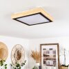 CORINTO Ceiling Light LED Ecru, black, 1-light source