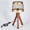 TOMACA Table lamp brass, Ecru, 1-light source