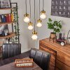 ARUSI Pendant Light bronze, black, 5-light sources