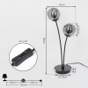 BELLEORAM Table lamp LED black, 2-light sources