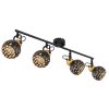 Globo SARRA Ceiling Light black, 4-light sources