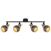 Globo SARRA Ceiling Light black, 4-light sources