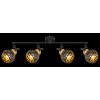 Globo SARRA Ceiling Light black, 4-light sources