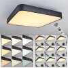 Batamoto Ceiling Light LED black, white, 2-light sources, Remote control, Colour changer