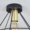 Denno Ceiling Light gold, black, 1-light source