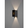 Konstsmide Cremona Outdoor Wall Light LED anthracite, 3-light sources, Remote control