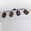 Opatija Ceiling Light black, 4-light sources