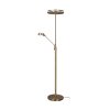Trio FRANKLIN Floor Lamp LED antique brass, 2-light sources
