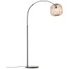 Brilliant NIKKA arch lamp black, 1-light source