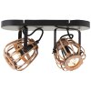 Brilliant NIKKA Ceiling Light black, 2-light sources