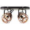 Brilliant NIKKA Ceiling Light black, 2-light sources