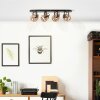 Brilliant NIKKA Ceiling Light black, 4-light sources