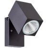 Brilliant BURK Outdoor Wall Light LED black, 1-light source