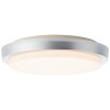 Brilliant DEVORA outdoor ceiling light LED silver, 1-light source